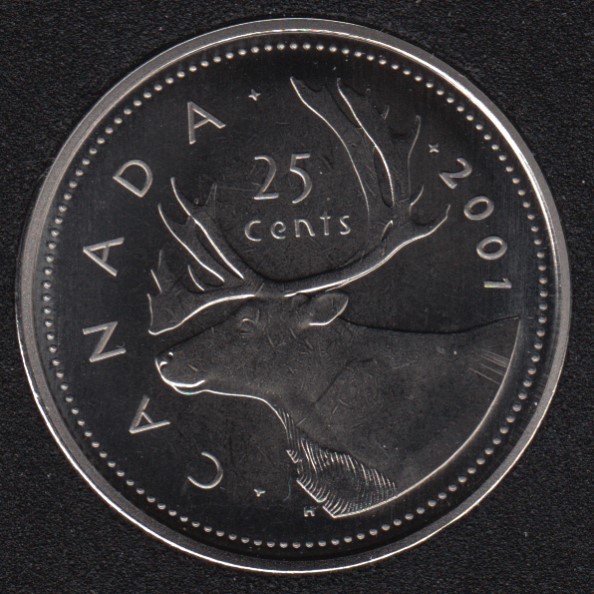 2001 P - Specimen - Canada 25 Cents