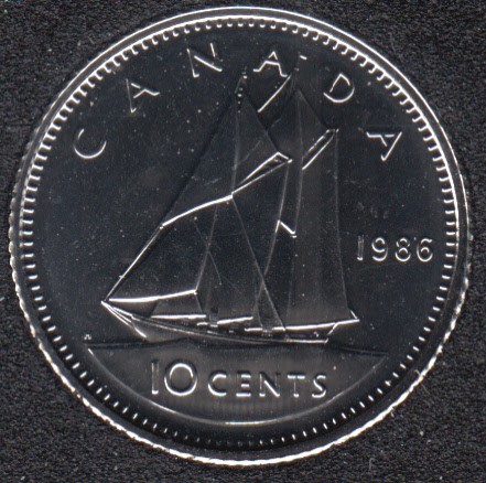 1986 - NBU - Canada 10 Cents