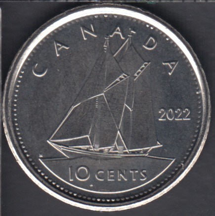 2022 - B.Unc - Canada 10 Cents