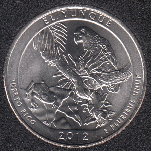 2012 D - El Yunque - 25 Cents