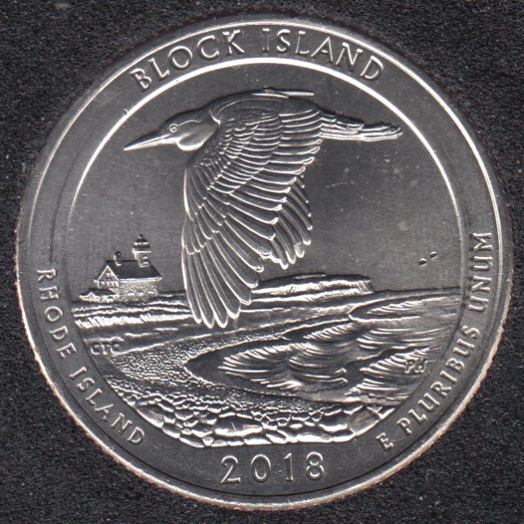 2018 P - Block Island - 25 Cents