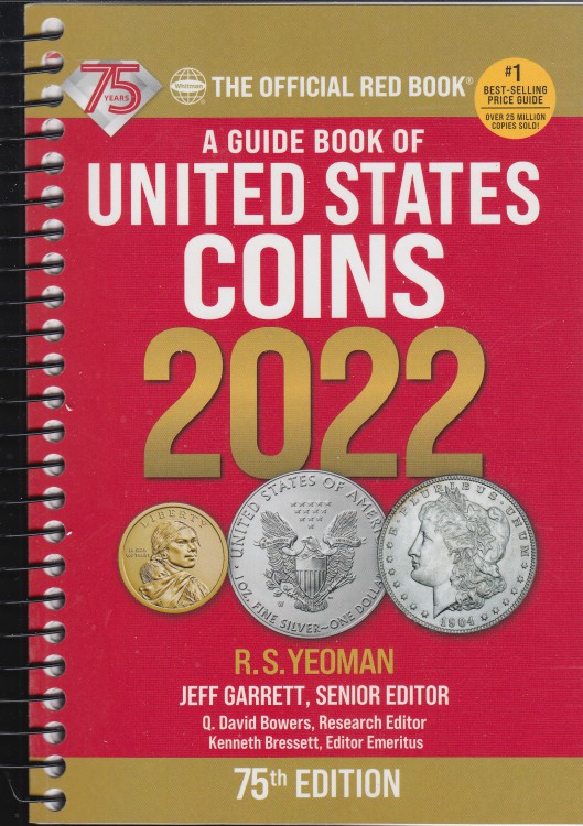 2022 United States Coins - Whitman 75rd Edition - English Version