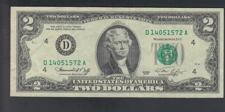 1976 - $2 Dollars - U.S.