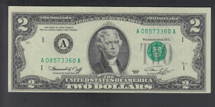 1976 - $2 Dollars - AU - U.S.