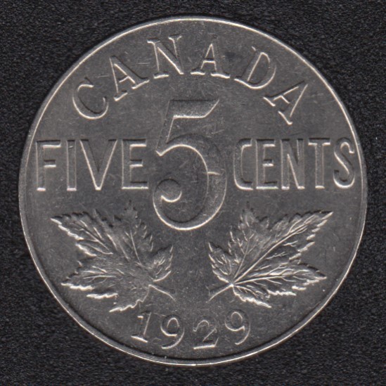 1929 - EF - Canada 5 Cents