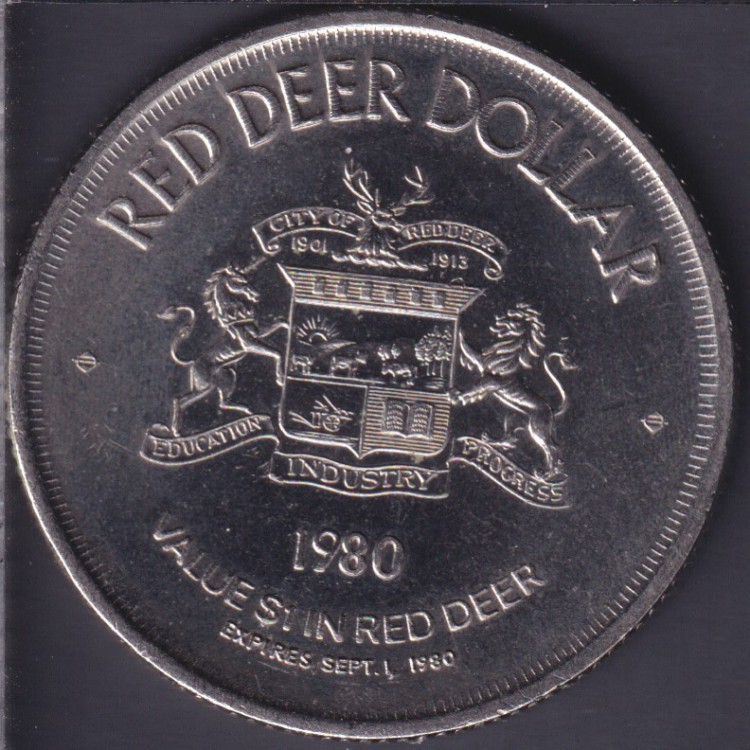 1980 Red Deer - Alberta - Dollar