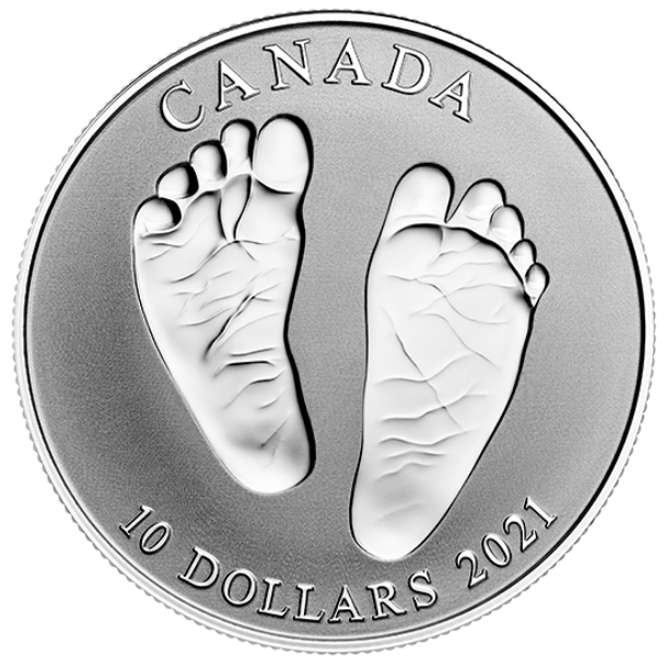 2021 - $10 - Baby Gift - Welcome to the World Silver Coin