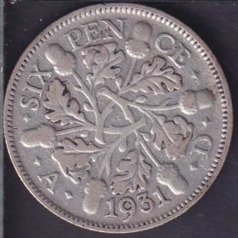 1931 - VG - 6 Pence - Grande Bretagne