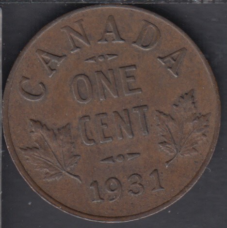 1931 - VF/EF - Canada Cent