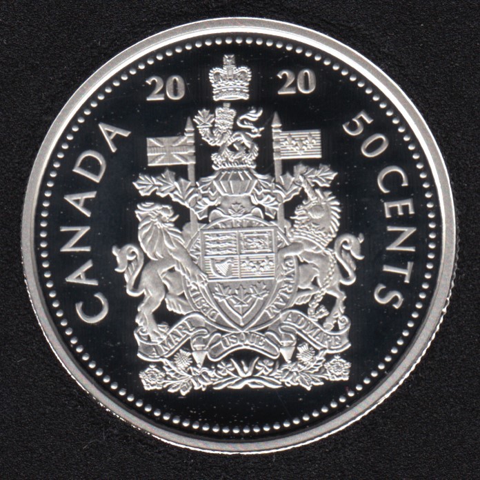 2020 - Proof - Fine Silver - Canada 50 Cents