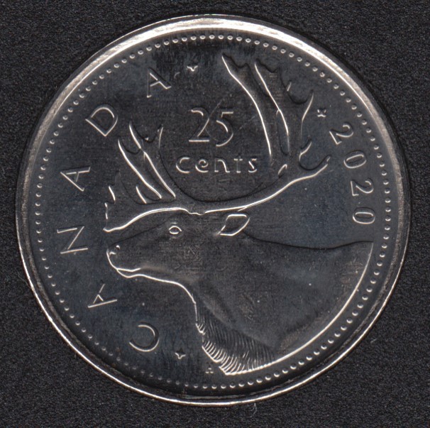 2020 - B.Unc - Canada 25 Cents