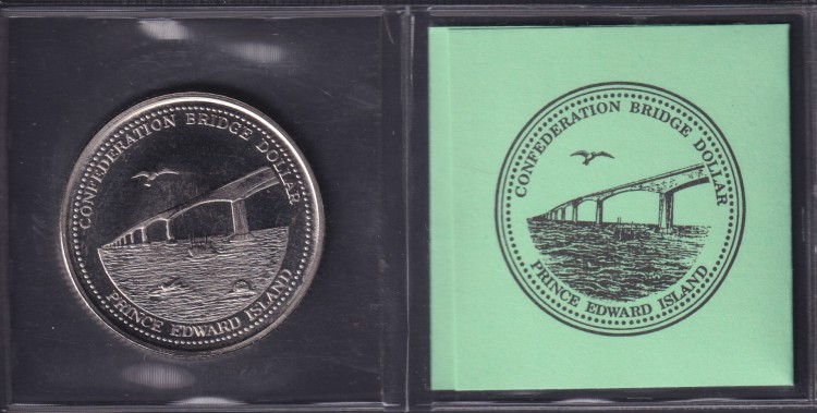 1997 Confederation Bridge Dollar - Prince Edward Island - with Certificate