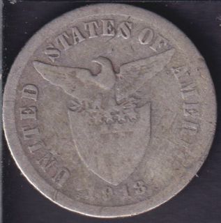 1918 S - Good - 10 Centavos - Philippines