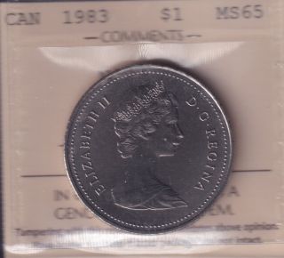 1983 - MS 65 - ICCS - Canada Dollar
