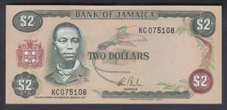 1985 Jamaica - $2 Dollars - UNC