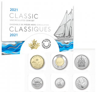 2021 - Ensemble hors-circulation de pièces canadiennes classiques