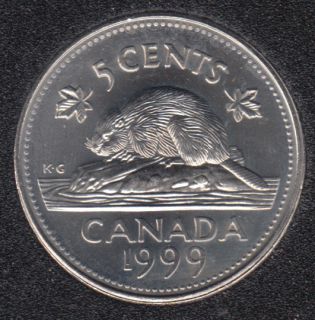 1999 - B.Unc - Canada 5 Cents