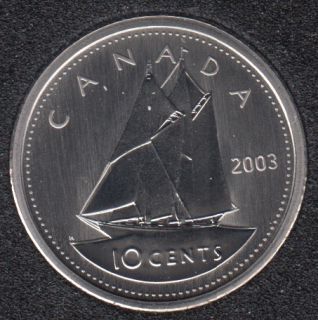 2003 P - Specimen - OE - Canada 10 Cents