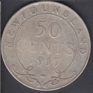 Newfoundland - 1917 C - 50 Cents