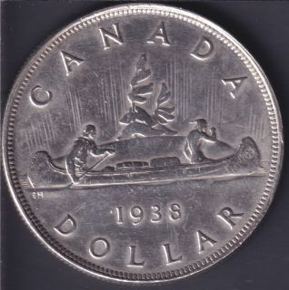1938 - AU - Polished - Canada Dollar