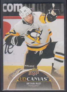C65 - Bryan Rust - Pittsburgh Penguins - UD Canvas