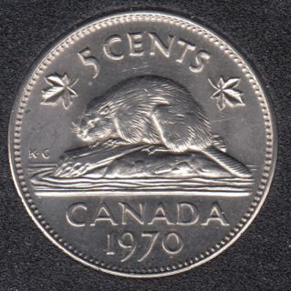 1970 - B.Unc - Canada 5 Cents