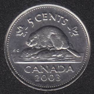 2003 P - B.Unc - NE - Canada 5 Cents