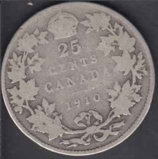 1910 - Canada 25 Cents