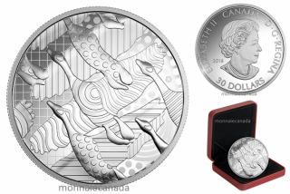 2016 - $30 - 2 oz. Fine Silver Coin – Pop Art: Celebrating the Canada Goose