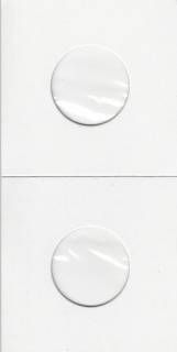PACK OF 100 CARDBOARD FLIPS 2X2 COINS **One cent / Ten cents size **