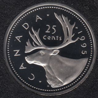 1995 - Proof - Canada 25 Cents