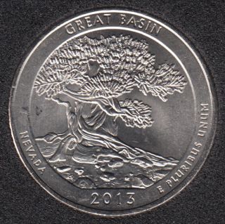 2013 P - Great Basin - 25 Cents