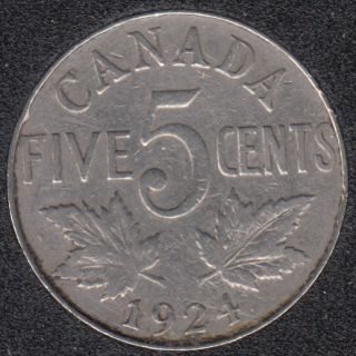 1924 - Canada 5 Cents