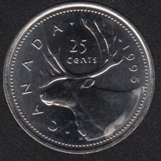 1995 - B.Unc - Canada 25 Cents