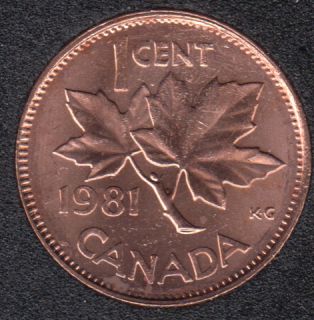 1981 - B.Unc - Canada Cent