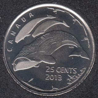 2013 - #1 B.unc - La Vie dans le Grand nord - Canada 25 Cents