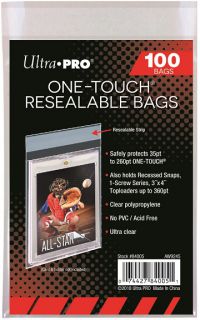 One Touch Resealable - 100 Bags - Ultra-Pro
