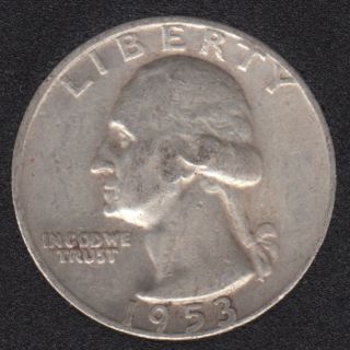 1953 D - Washington - 25 Cents