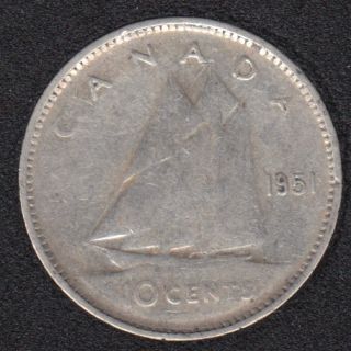 1951 - Canada 10 Cents