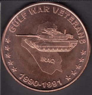 Gulf War -1 oz 999 Fine Copper