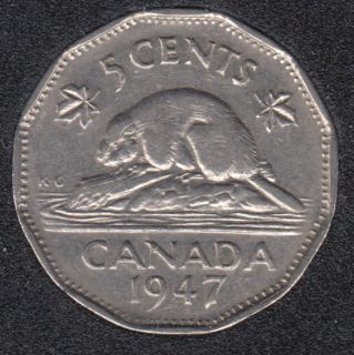 1947 - Canada 5 Cents