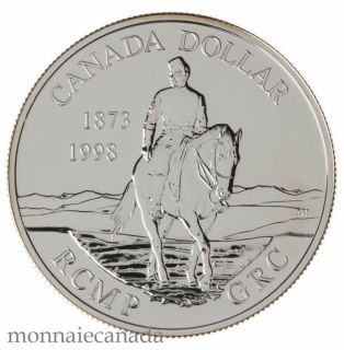 1998 Canada Dollar Argent Sterling Brillant Hors-Circulation  - $1 125th G.R.C.