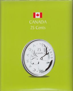 KASKADE Canadian Coin Albums - 25 Cents