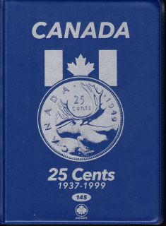 25¢ Canada Uni-Safe Album (Twenty Five Cents) 1937-1999