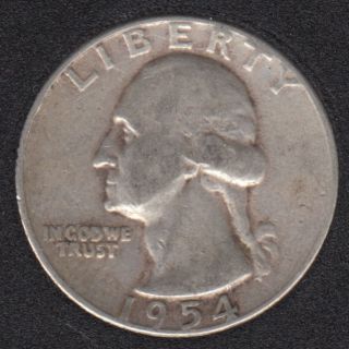 1954 - Washington - 25 Cents