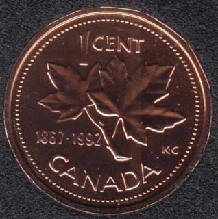 1992 - 1867 - NBU - Canada Cent
