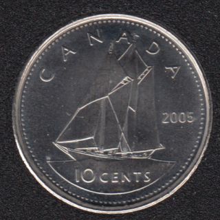 2005 P - B.Unc - Canada 10 Cents