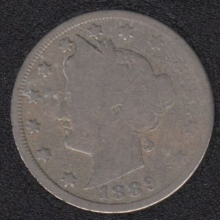 1889 - Liberty Head - 5 Cents
