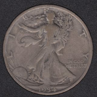 1934 - Liberty Walking - 50 Cents