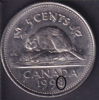 1998 - Dot '8' - Canada 5 Cents